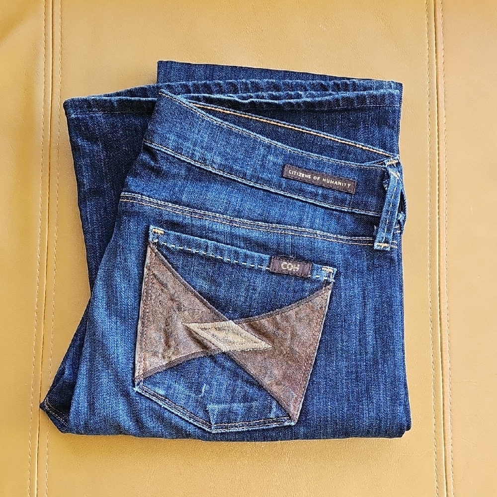 Citizens of Humanity Blue Jeans LOW WAIST FLARE, USA, LA